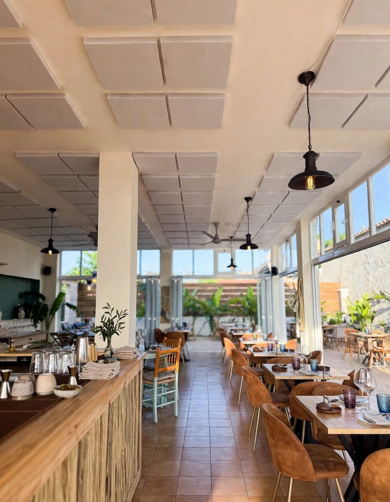 Restaurante con terraza