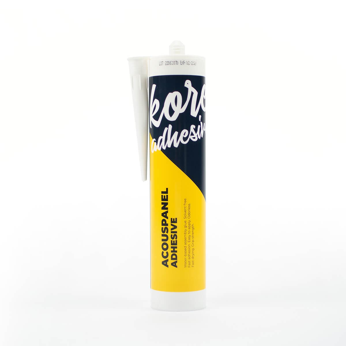 Cartucho de Kore Adhesive, adhesivo de montaje para paneles acústicos